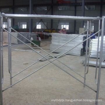 All-round frame scaffolding system, frame measuring system,H frame scaffolding